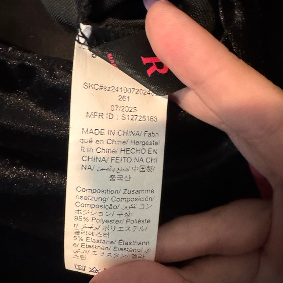 NWT ROMWE Black Lace Detail Top - Picture 5 of 6